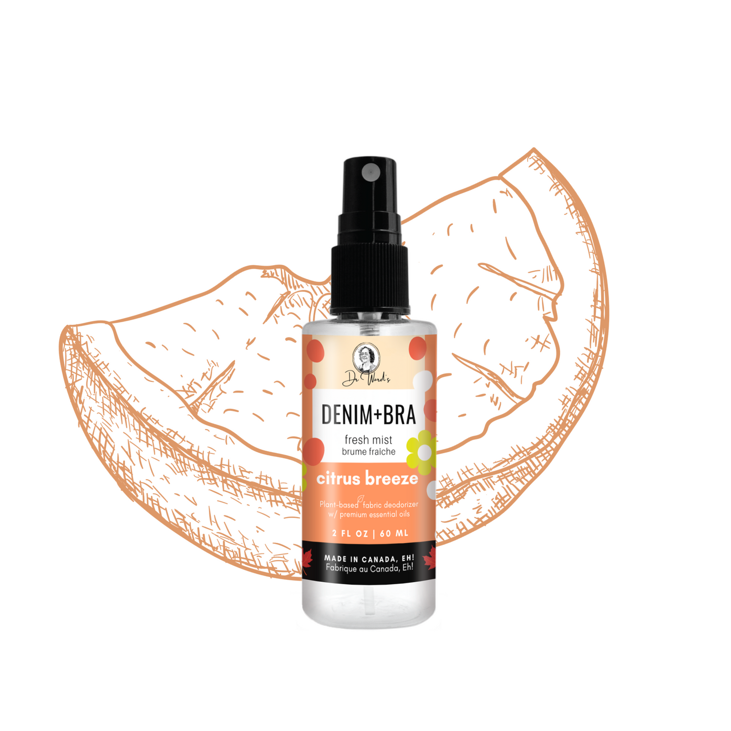 Denim+Bra Fresh Mist - Citrus Breeze - 60 ml