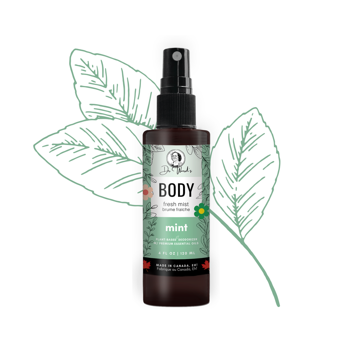 Body Fresh Mist - Mint - 120 ml