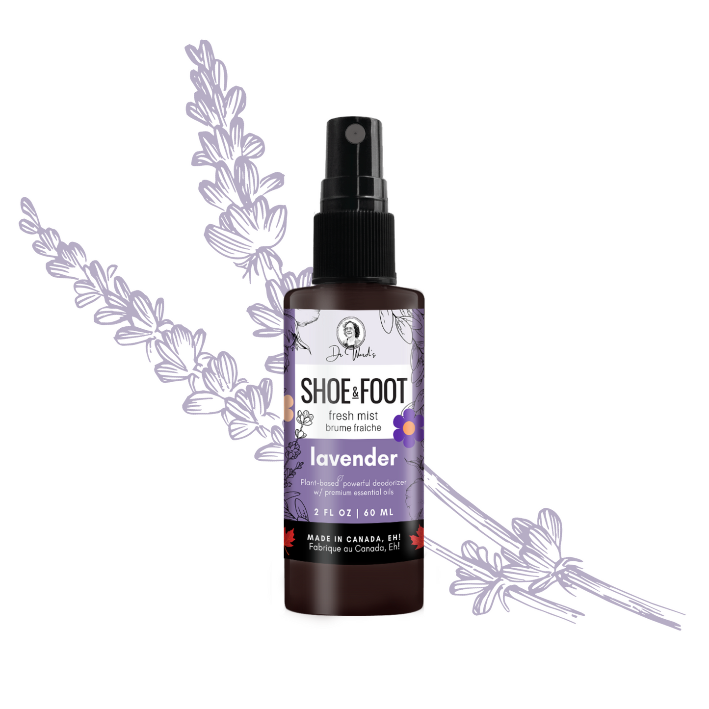 Shoe & Foot Fresh Mist - Lavender - 60 ml