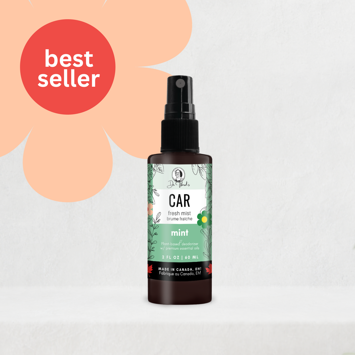 Car Fresh Mist - Mint - 60 ml