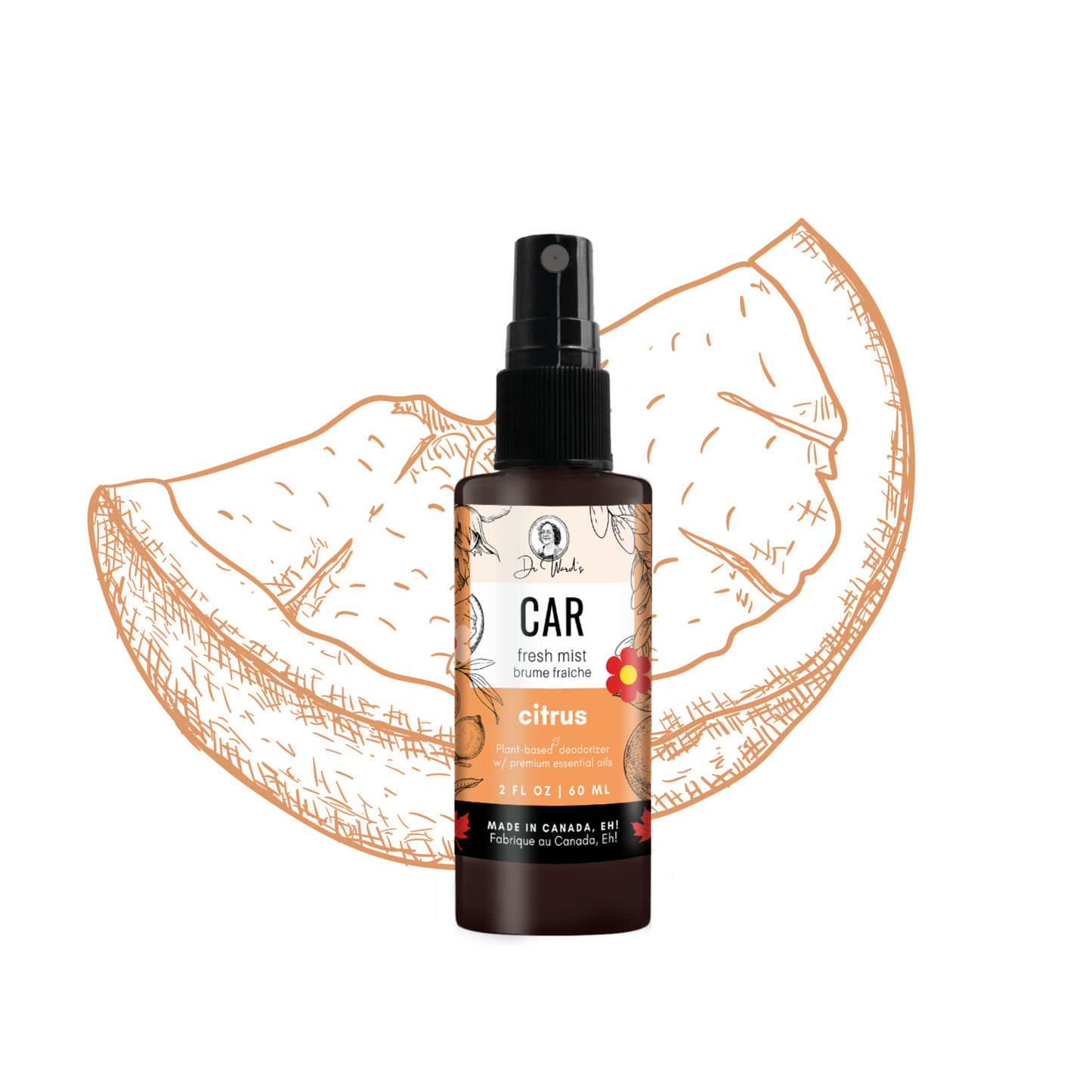 Car Fresh Mist - Citrus - 60 ml