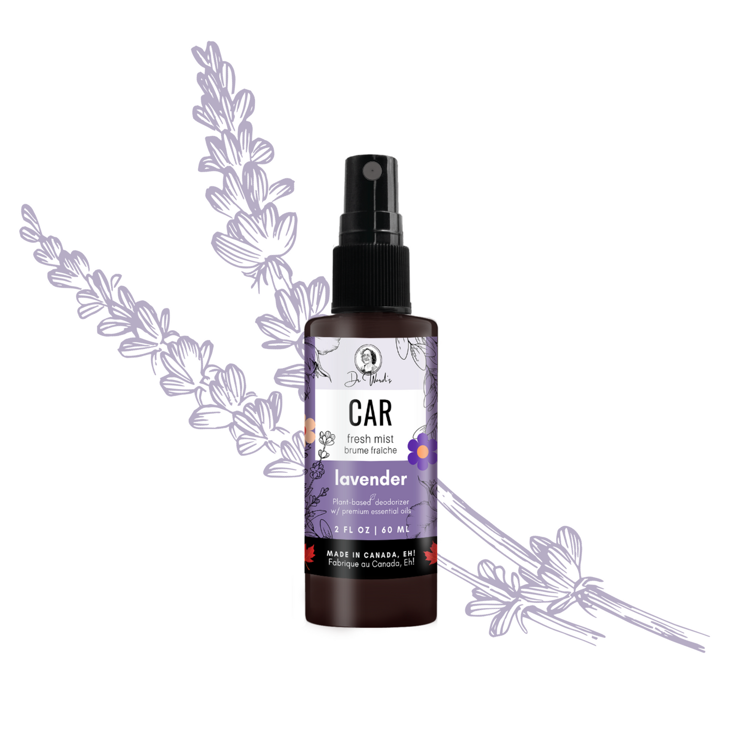 Car Fresh Mist - Lavender - 60 ml