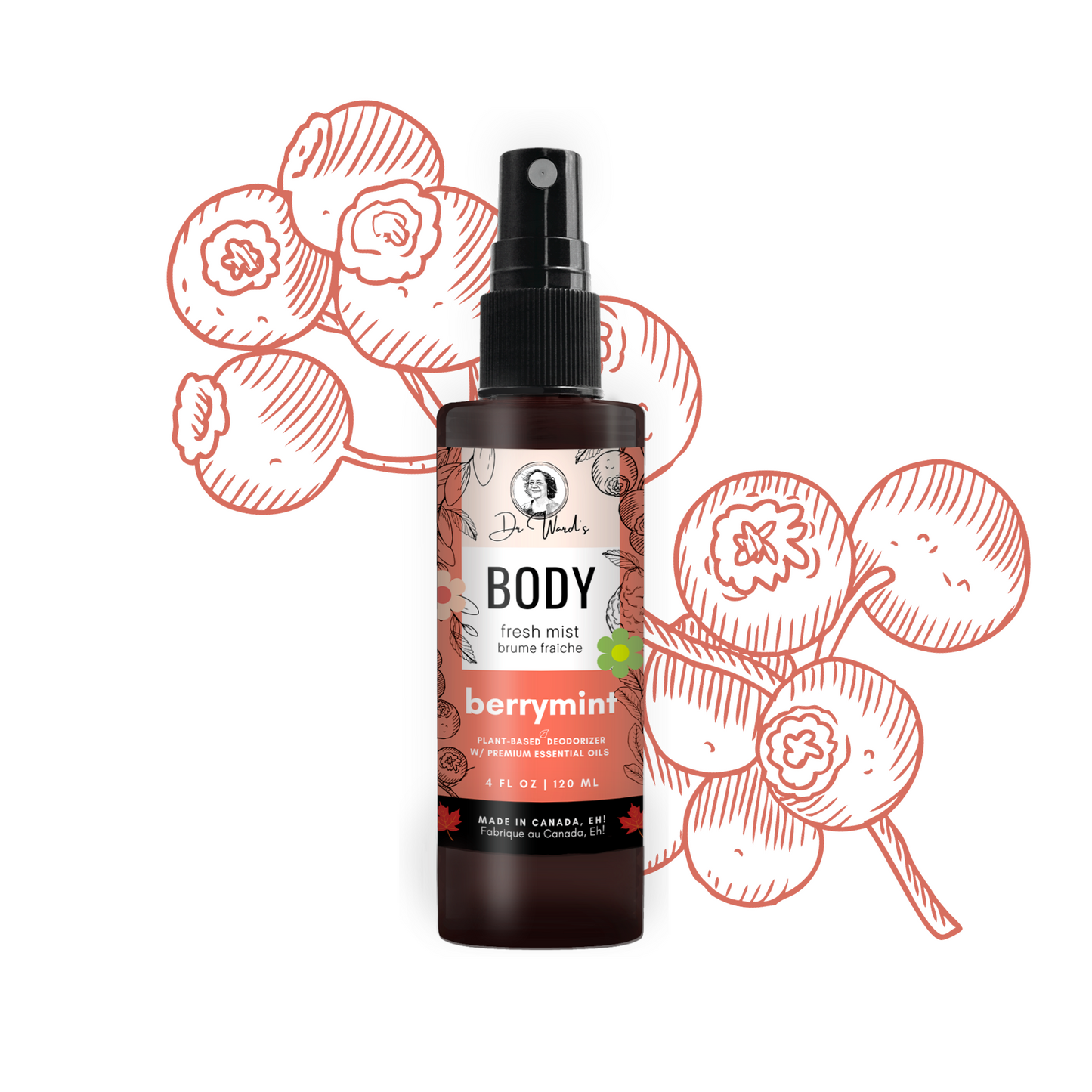 Body Fresh Mist - Berrymint - 120 ml