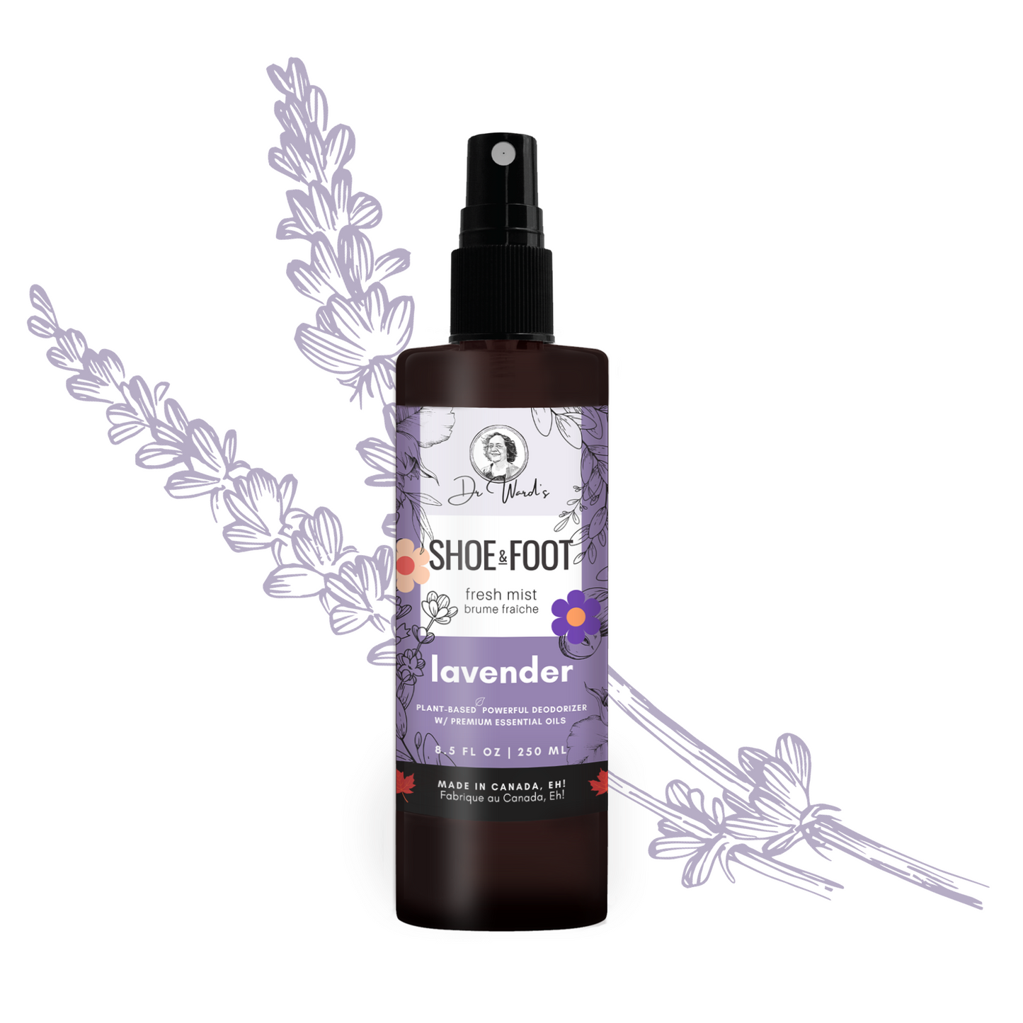 Shoe & Foot Fresh Mist - Lavender - 250 ml