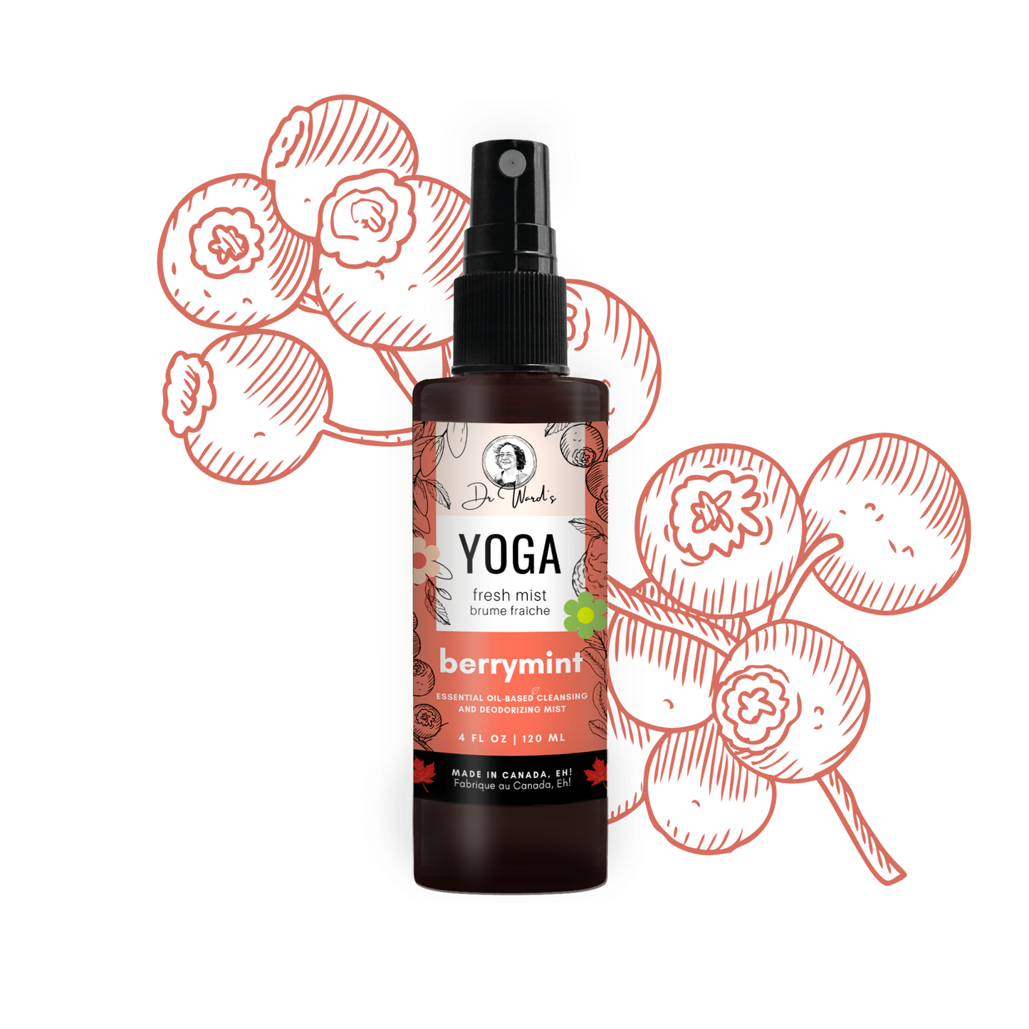 Yoga Fresh Mist - Berrymint - 120 ml